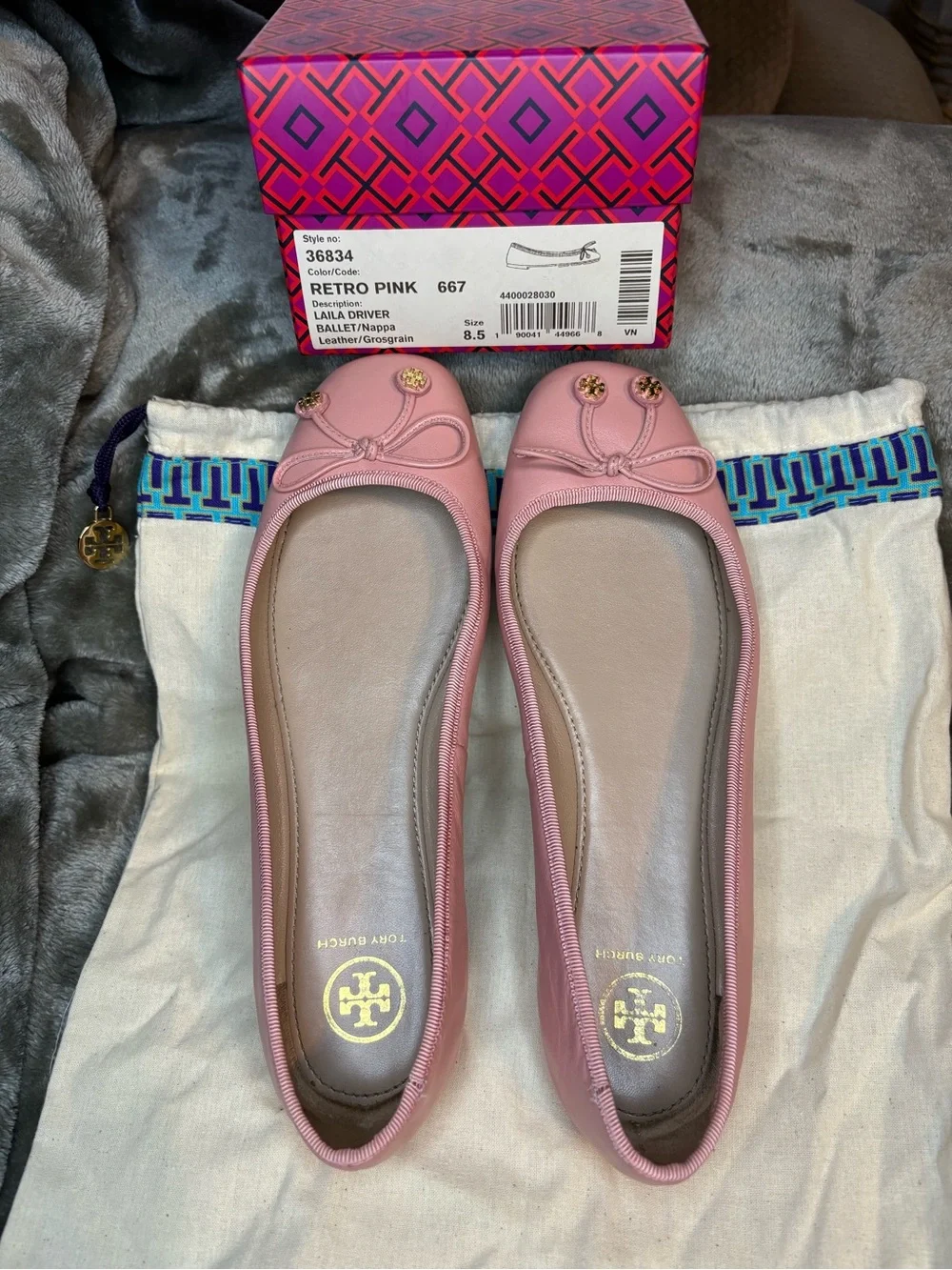 Tory Burch Laila Driver Ballet Flats - Women's